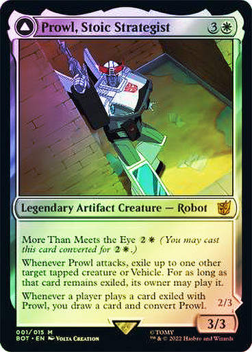 Prowl, Stoic Strategist // Prowl, Pursuit Vehicle (BOT) (1) / Foil