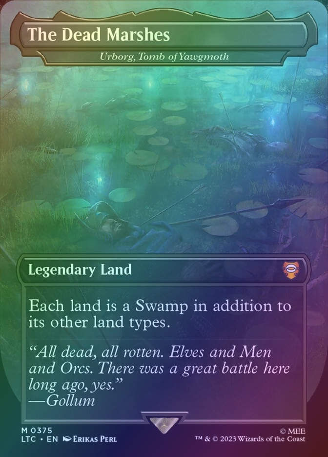 Urborg, Tomb of Yawgmoth (LTC) (375) / Borderless / Foil