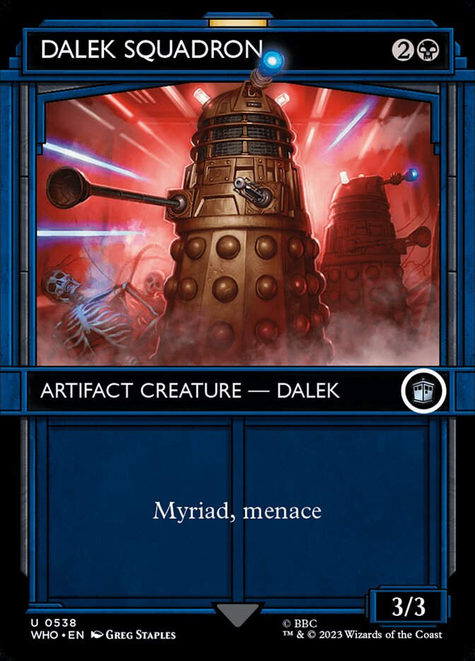 Dalek Squadron (WHO) (538) / Borderless / Showcase
