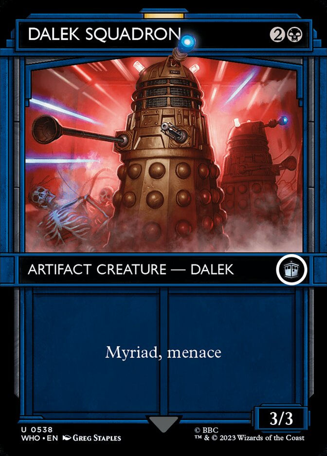 Dalek Squadron (WHO) (538) / Borderless / Showcase