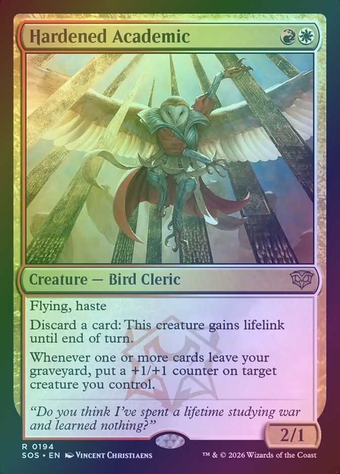 Hardened Academic (SOS) (194) / Foil