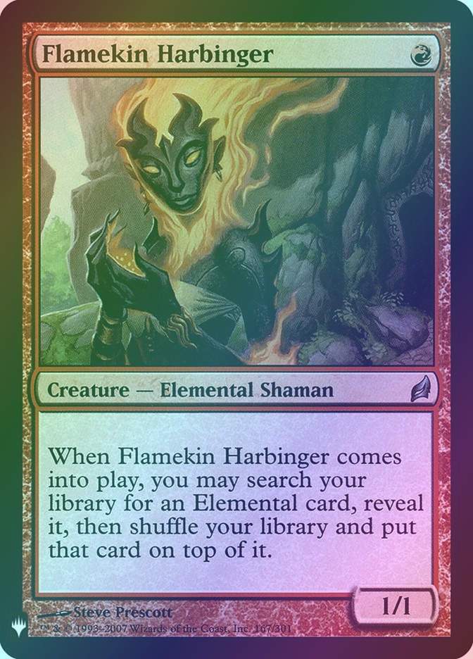 Flamekin Harbinger (PLST) (LRW-167) / Foil