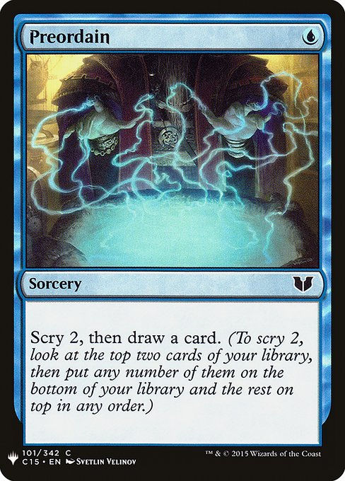 Preordain (PLST) (C15-101)