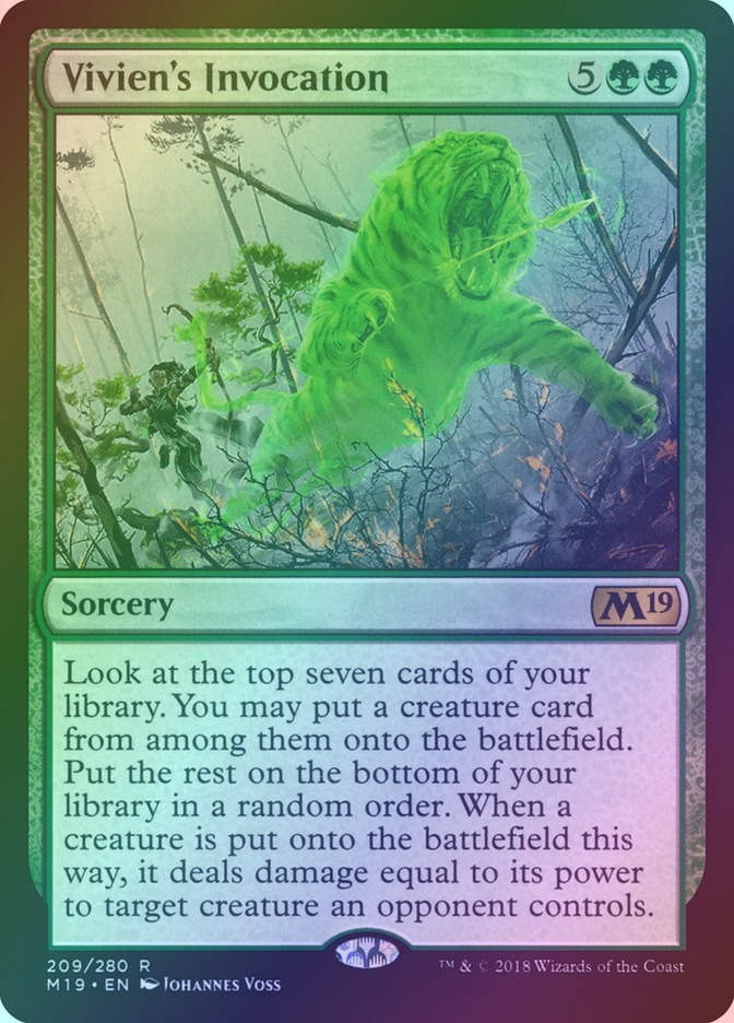 Vivien's Invocation (M19) (209) / Foil