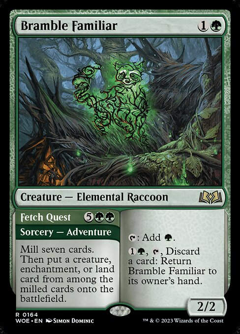 Bramble Familiar // Fetch Quest (woe)