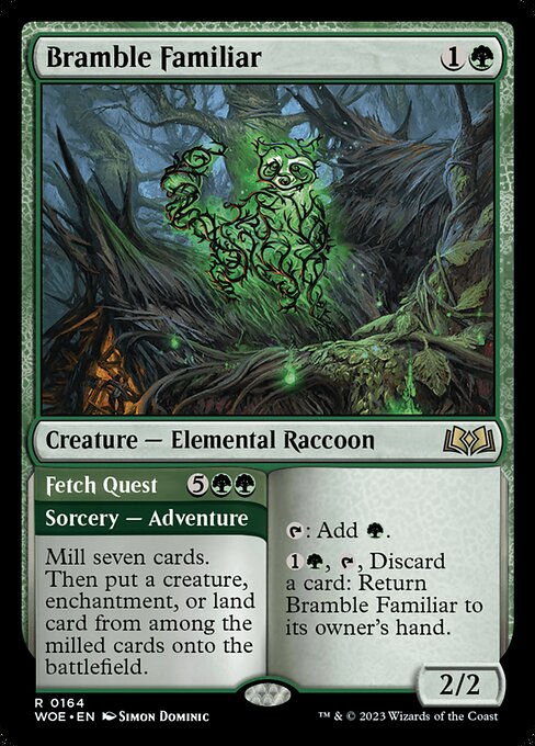 Bramble Familiar // Fetch Quest (woe)
