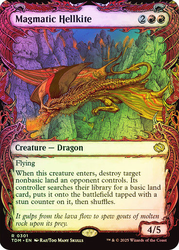 Magmatic Hellkite (TDM) / Foil / Showcase (301)
