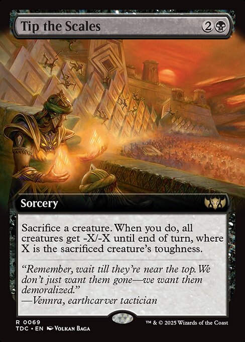 Tip the Scales (TDC) (69) / Extended Art