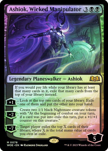 Ashiok, Wicked Manipulator (woe) / Foil