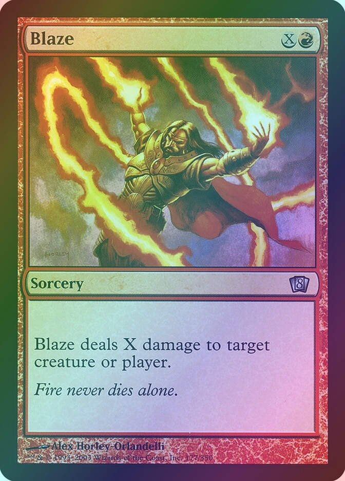 Blaze (8ED) (177★) / Foil