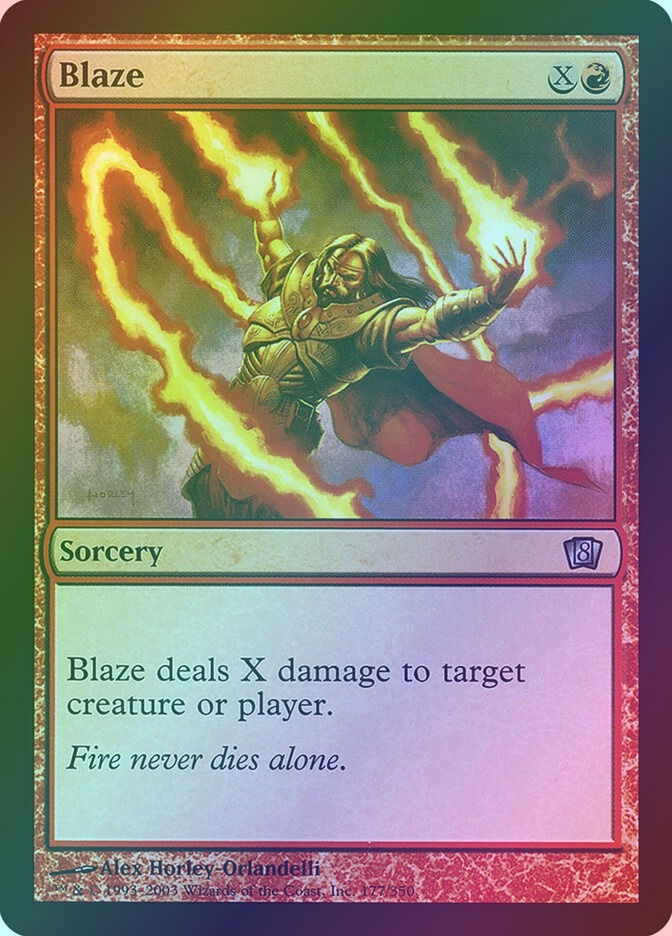 Blaze (8ED) (177★) / Foil