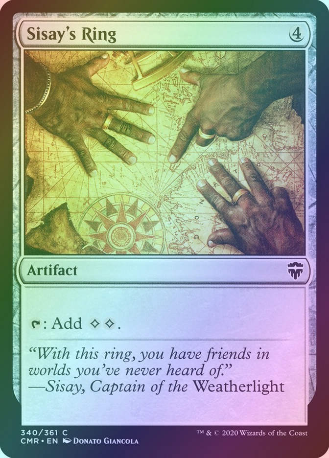 Sisay's Ring (CMR) (340) / Foil