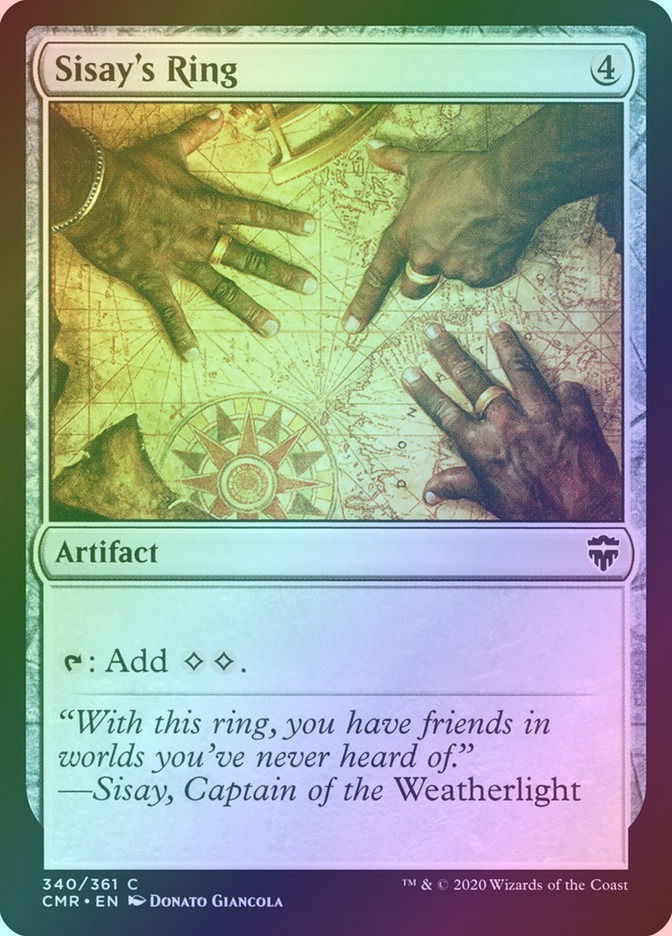 Sisay's Ring (CMR) (340) / Foil