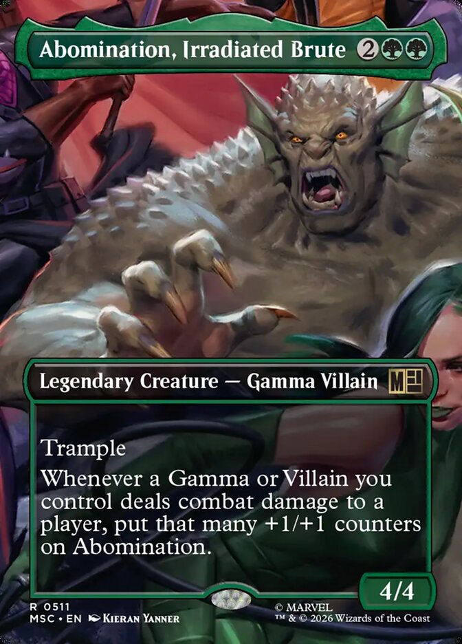 Abomination, Irradiated Brute (MSC) (511) / Borderless