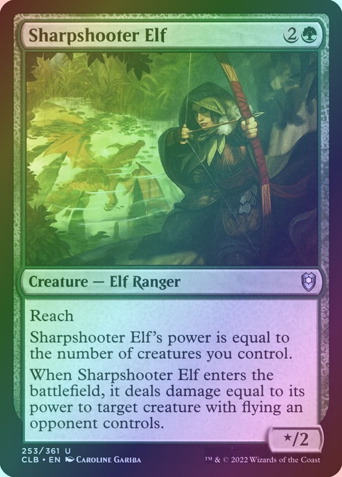 Sharpshooter Elf (CLB) (253) / Foil