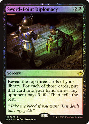 Sword-Point Diplomacy (XLN) (126) / Foil