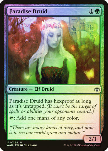 Paradise Druid (WAR) (171) / Foil