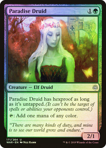 Paradise Druid (WAR) (171) / Foil