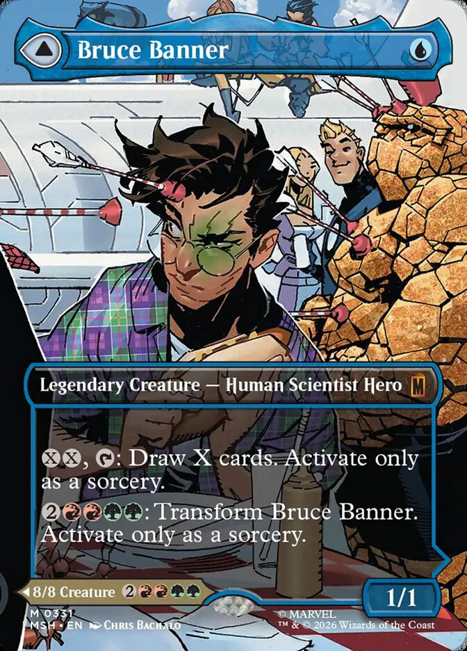 Bruce Banner // The Incredible Hulk (MSH) (331) / Borderless — cara 1 de 2