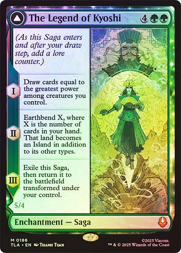 The Legend of Kyoshi // Avatar Kyoshi (TLA) (186) / Foil — cara 1 de 2