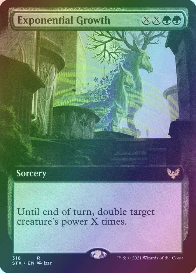 Exponential Growth (STX) (318) / Extended Art / Foil
