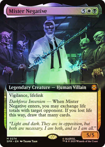 Mister Negative (SPM) (274) / Extended Art / Foil