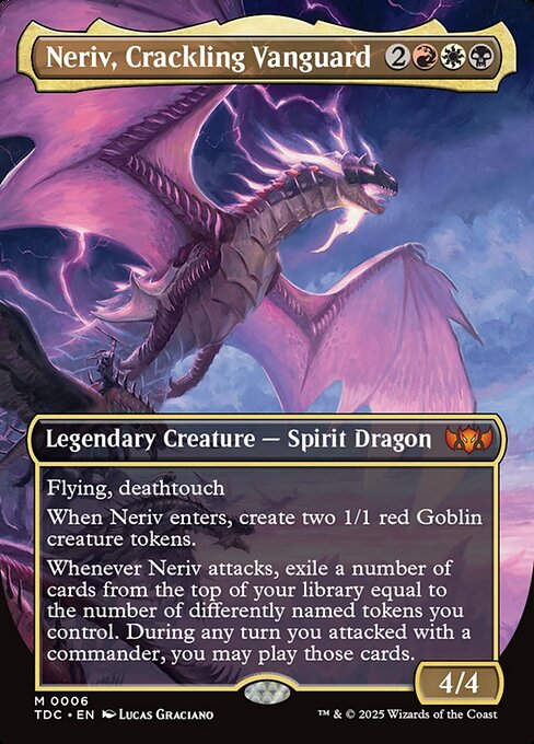 Neriv, Crackling Vanguard (TDC) (6) / Borderless