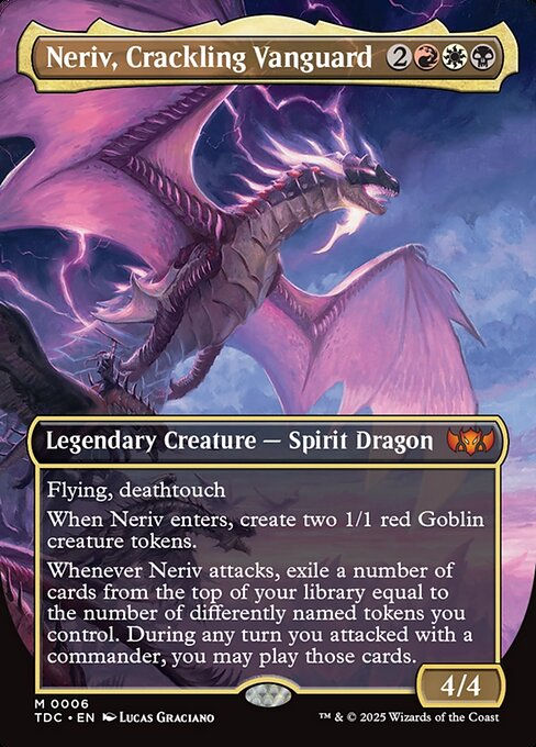 Neriv, Crackling Vanguard (TDC) (6) / Borderless