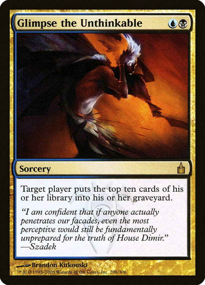 Glimpse the Unthinkable (rav)
