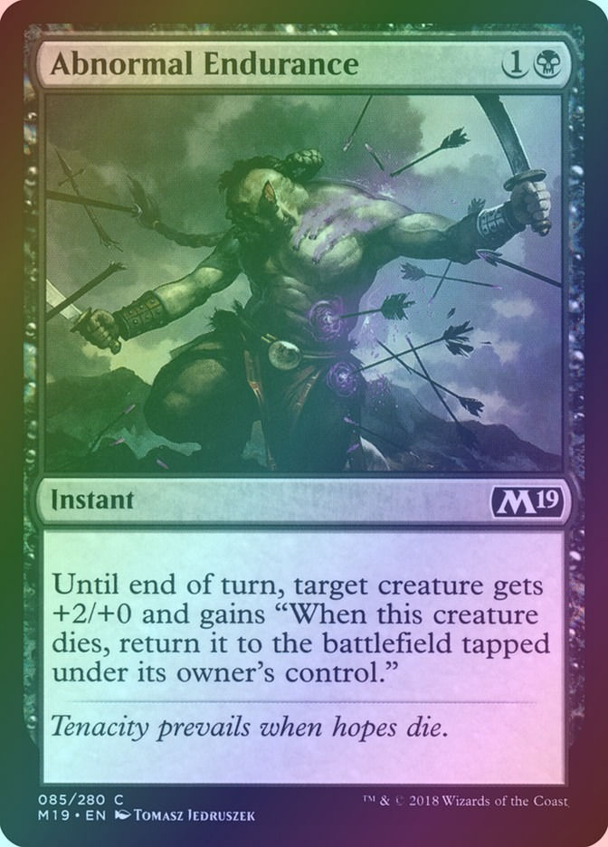 Abnormal Endurance (M19) (85) / Foil