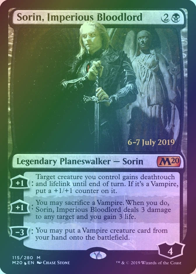 Sorin, Imperious Bloodlord (PM20) (115s) / Foil