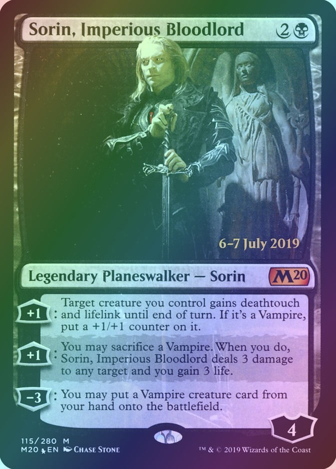 Sorin, Imperious Bloodlord (PM20) (115s) / Foil