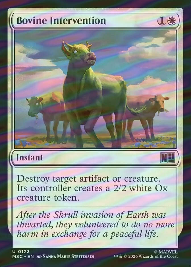Bovine Intervention (MSC) (123) / Surge Foil