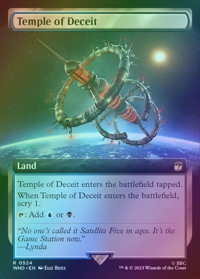 Temple of Deceit (WHO) (524) / Extended Art / Foil