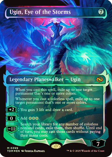 Ugin, Eye of the Storms (TDM) (399) / Foil / Showcase Ghostfire (A) (EN)