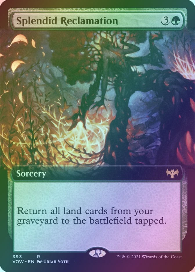 Splendid Reclamation (VOW) (393) / Extended Art / Foil