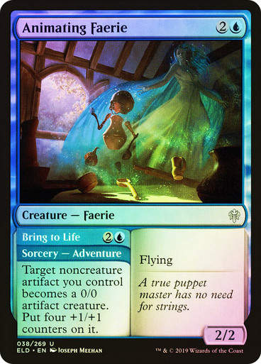 Animating Faerie // Bring to Life (ELD) (38) / Foil