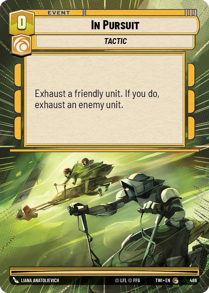 In Pursuit (Hyperspace) (TWI) (486) / Foil