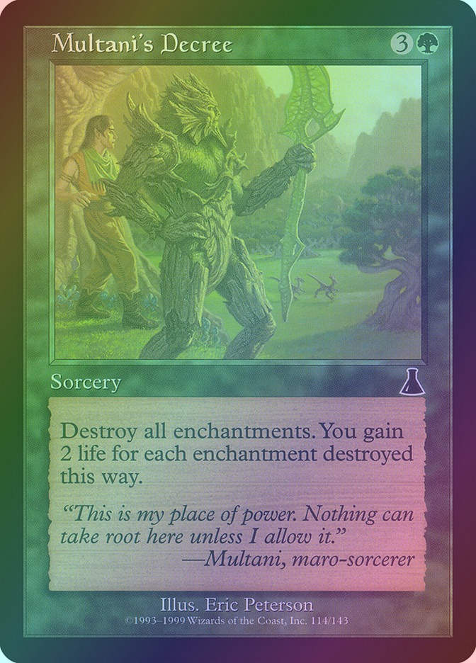 Multani's Decree (UDS) (114) / Foil