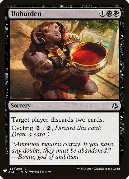 Unburden (PLST) (AKH-114)