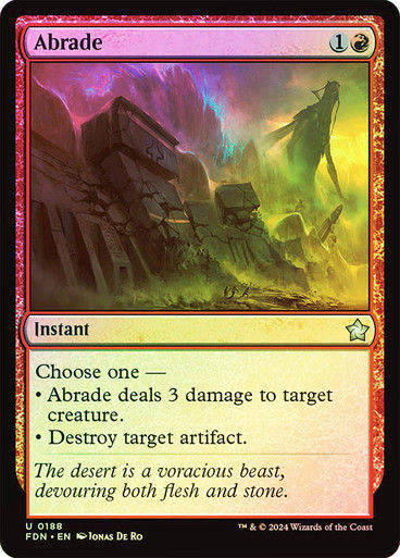 Abrade (FDN) (188) / Foil