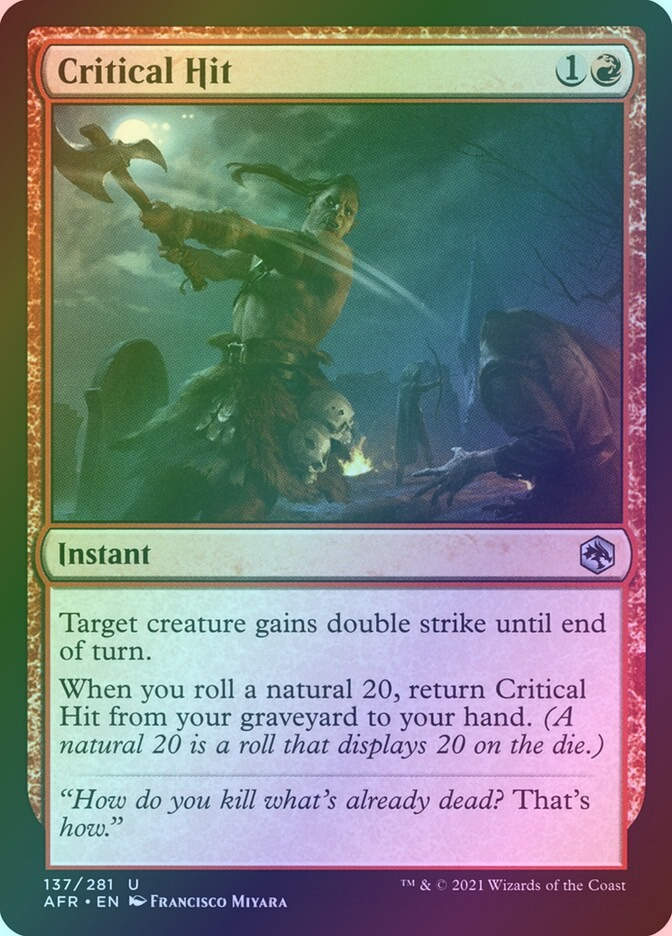 Critical Hit (AFR) (137) / Foil