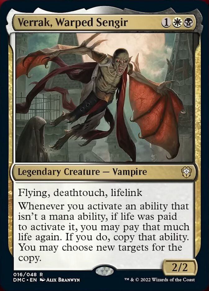 Verrak, Warped Sengir (DMC)