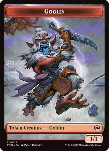 Goblin // Soldier Token T04 (TTDC) — cara 1 de 2