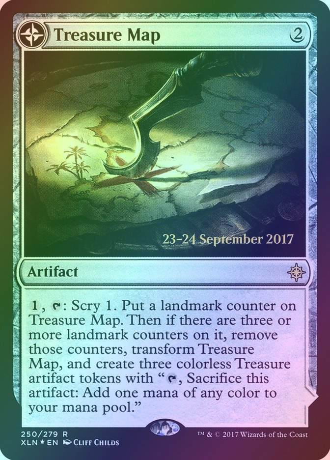 Treasure Map // Treasure Cove (PXLN) (250s) / Foil