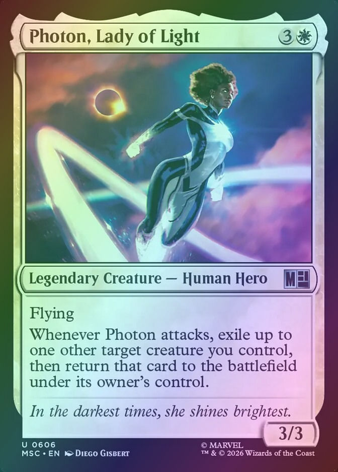 Photon, Lady of Light (MSC) (606) / Foil