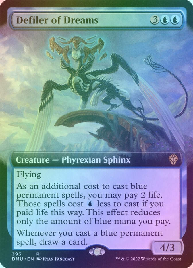 Defiler of Dreams (DMU) (393) / Extended Art / Foil