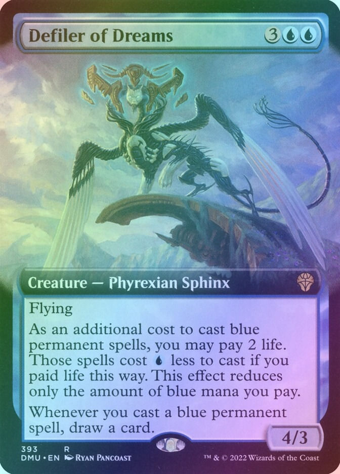 Defiler of Dreams (DMU) (393) / Extended Art / Foil