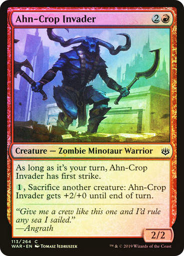 Ahn-Crop Invader (WAR) (113) / Foil