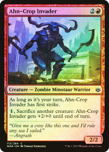 Ahn-Crop Invader (WAR) (113) / Foil